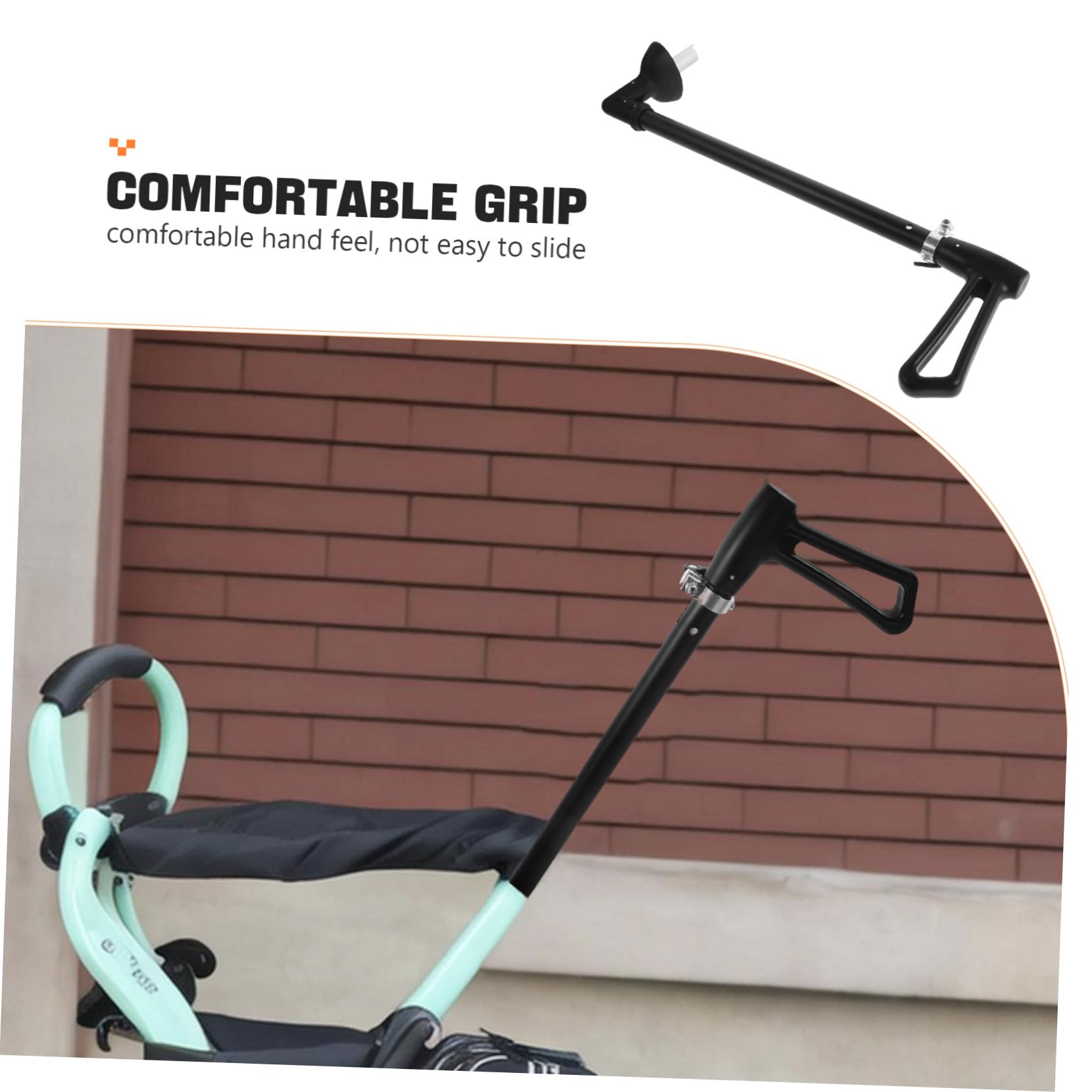 Manubrio per Bicicletta e Maniglia di Spinta per Passeggino, Accessori per Genitori, Asta di Ricambio per Monopattino e Triciclo, Adatto per Uso Quotidiano