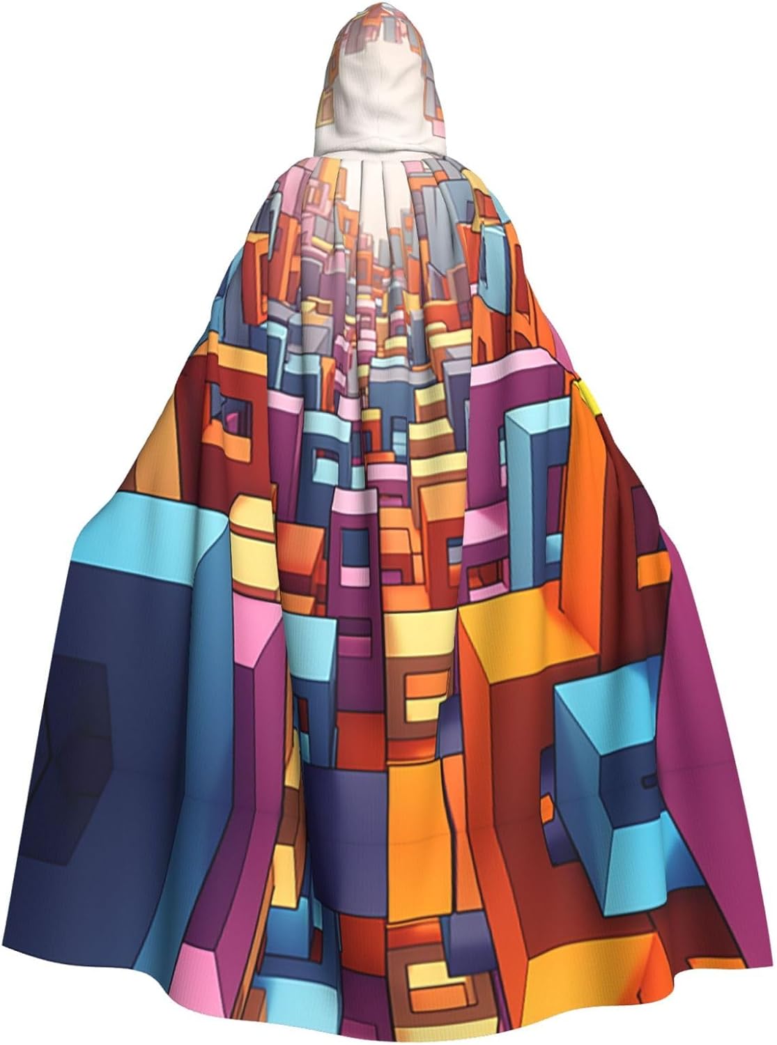 Red Square Unique Darkness Poncho Shawl - Customizable Wearable Blanket for Women, Perfect Halloween Costume Accessory, Knight, Akatsuki, and More