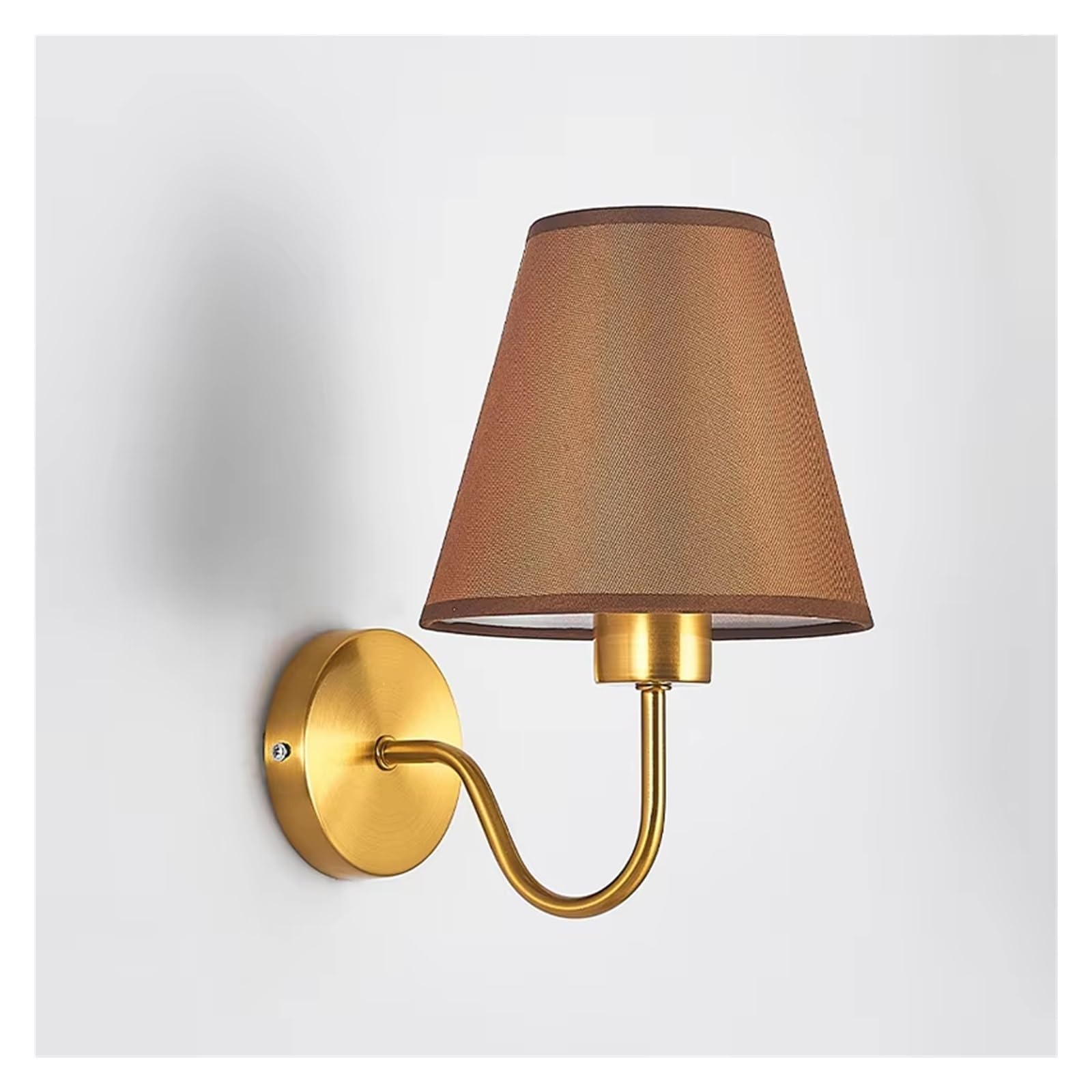 Lampada da Parete Moderna in Tessuto - Illuminazione per Interni in Stile Nordico per Camera da Letto, Comodino, corridoio e Scale. Elegante complemento d'arredo, Luce soffusa, fac