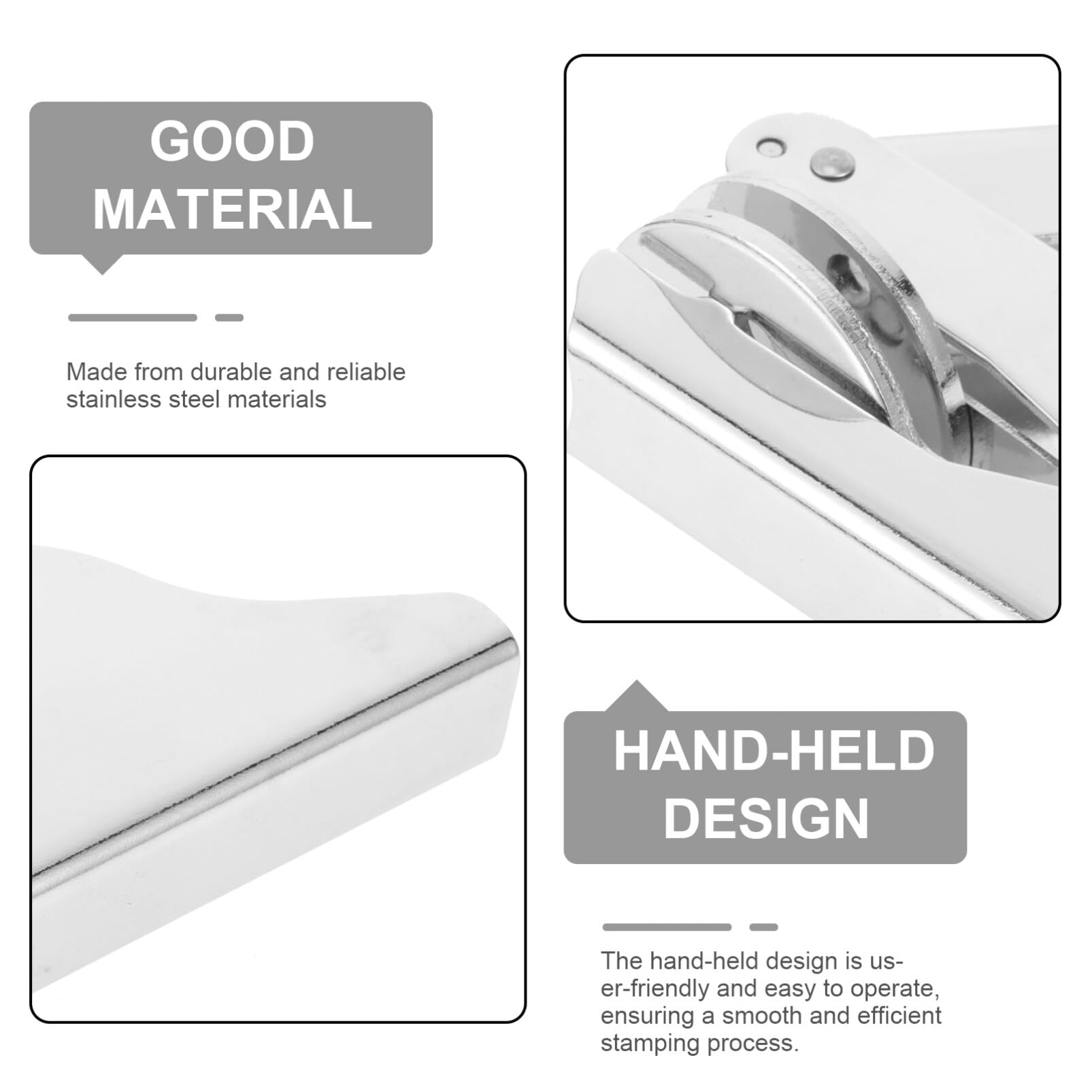 ibasenice Book Embosser Metal Embosser Machine Metal Seal Embosser Book Embosser Paper Embosser Wax Stamp Making Tool