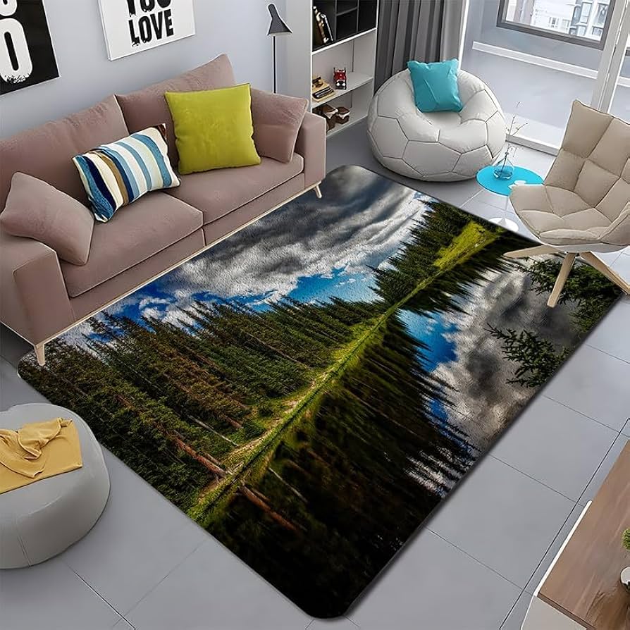 ラグ  100×160 カーペット 絨毯 エリアラグ モダン リビングルーム 寝 Amazon | カーペット エリアラグ 紫 ラグ カーペット リビング