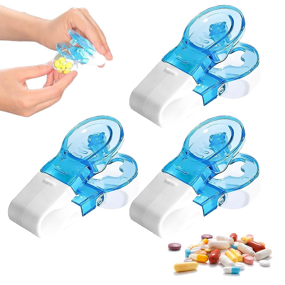 Portable Pill Taker Household Gadgets, 2025 New Pill Popper Extractor Tool Blister Pack Opener Popper Assistance Tool, for Blister Packs for The Elderly, Disabled (3)