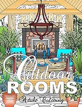 Outdoor Rooms Adult Coloring Book (Adult Coloring Books)