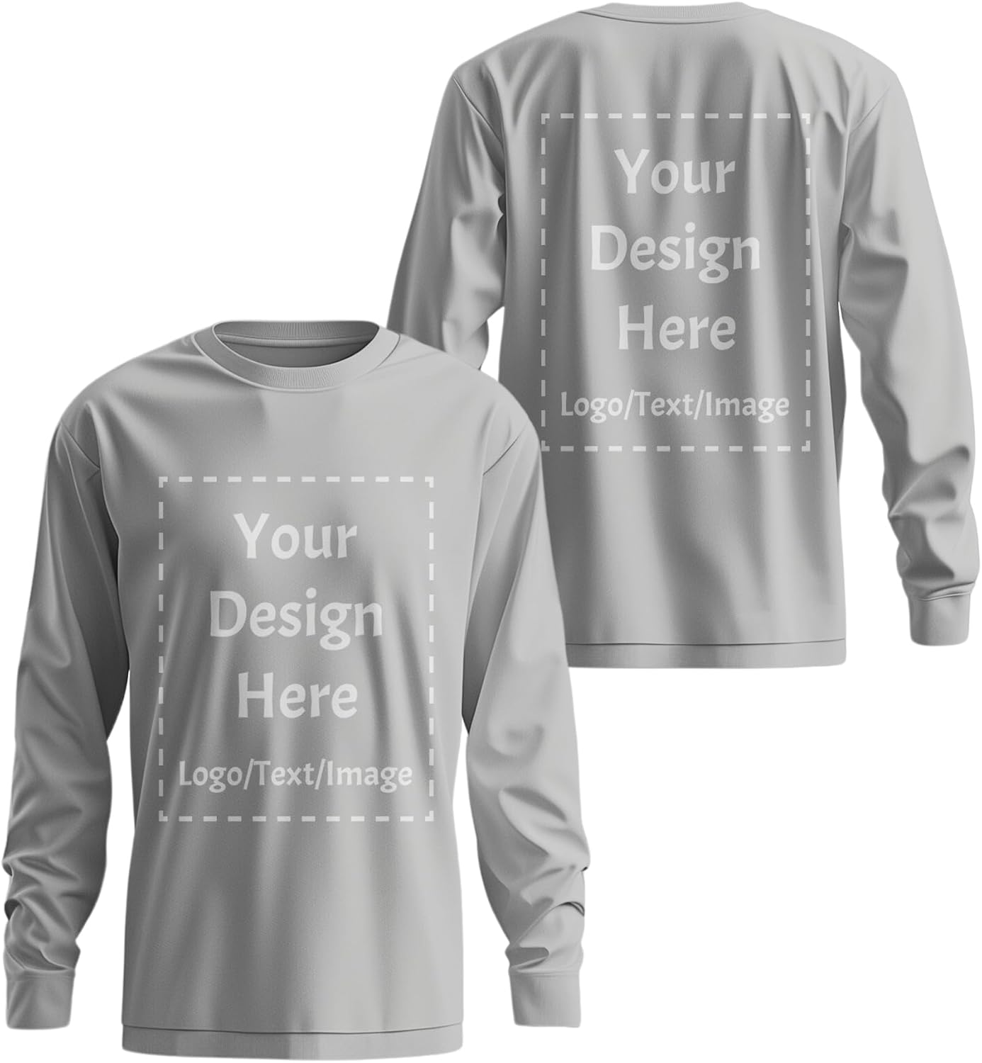 Custom Sweatshirt Made in USA Personalized Sweatshirts For Men Women Customized Sweater With Your Design