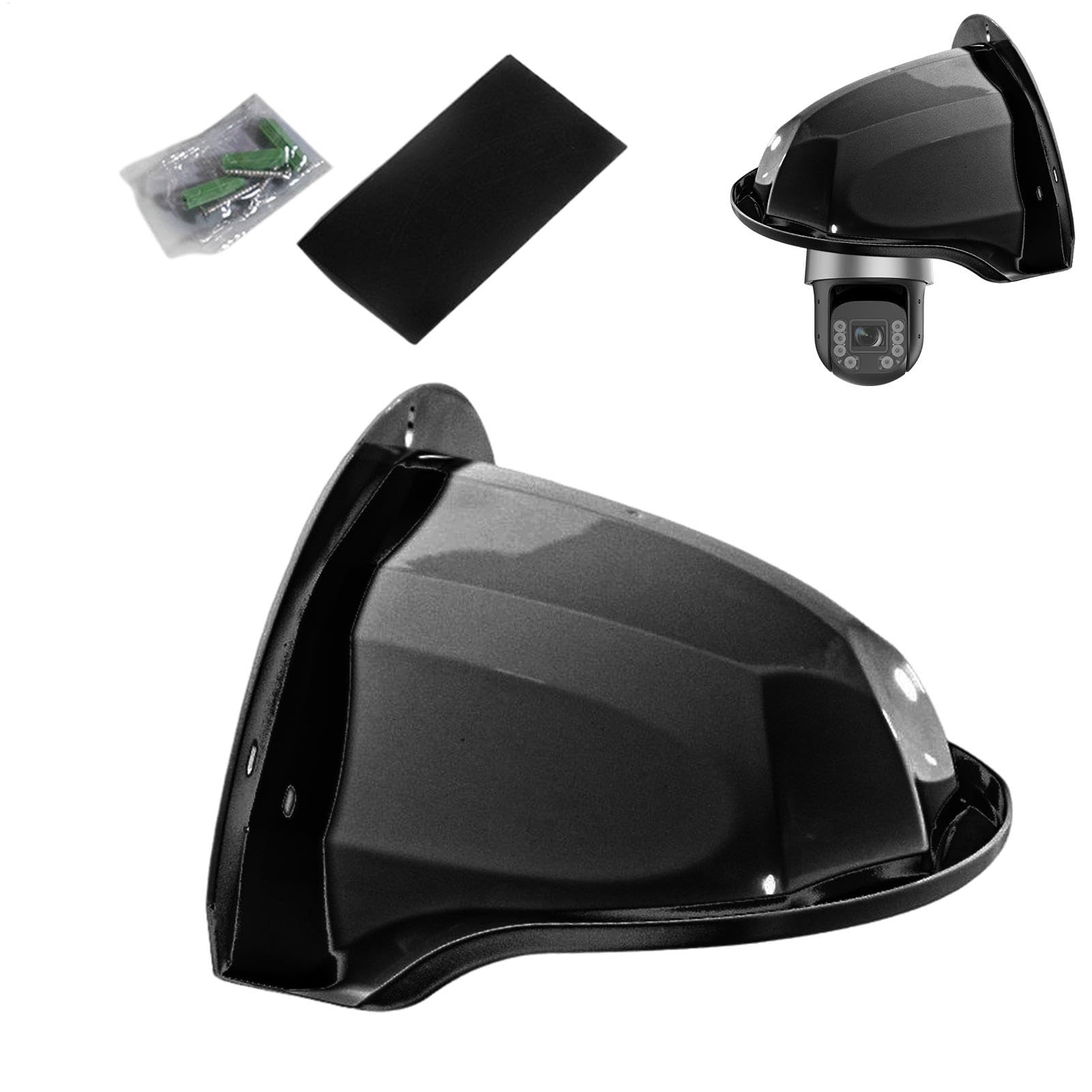 Copertura per fotocamera da esterno, custodia per fotocamera di sicurezza per esterni, Coperture per telecamera esterna, Copertura per tetto protettore per telecamera di sicurezza per