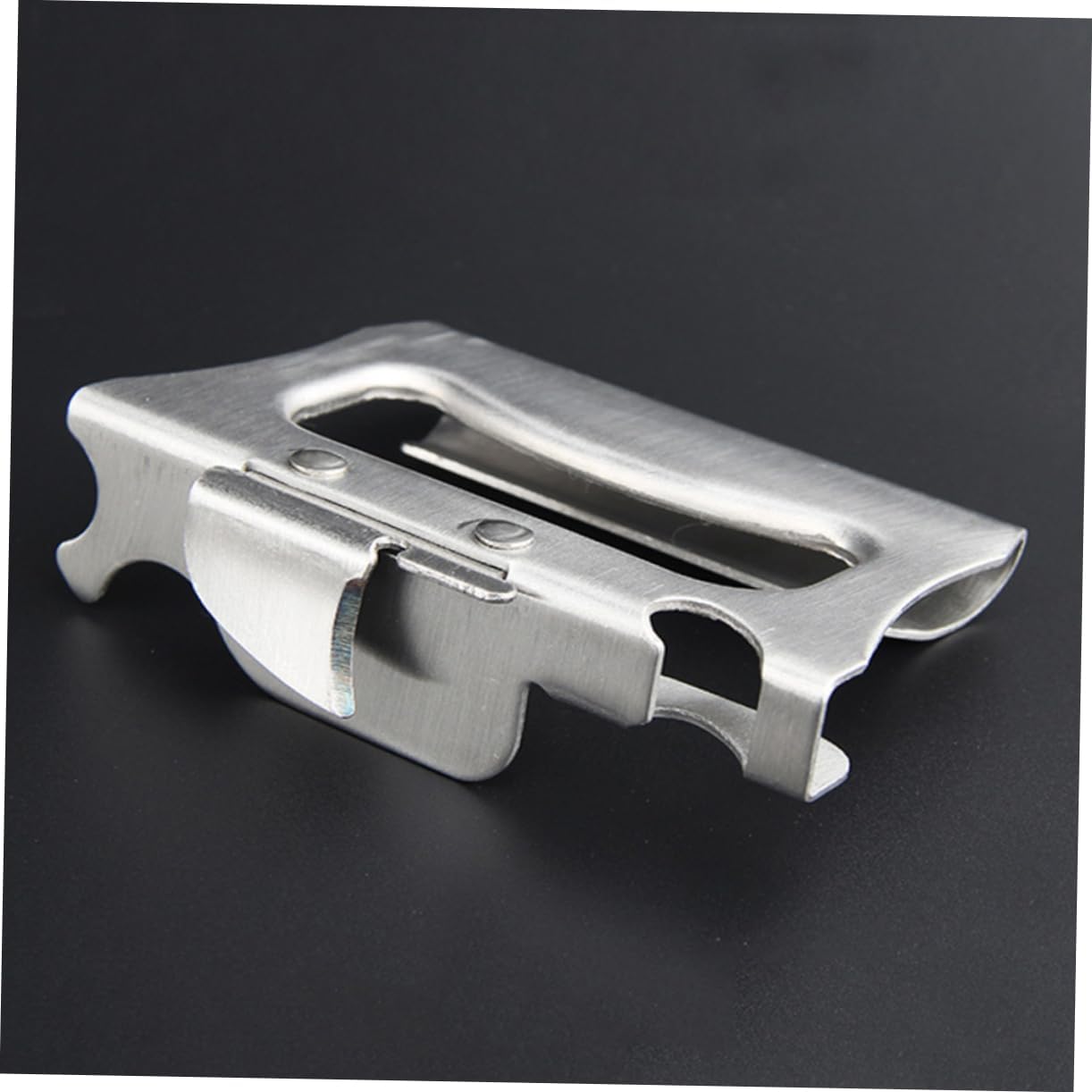 Hemobllo 2Pcs Compact Stainless Steel Can Opener Bottle Opener Multifunctional Handheld Jar Lid Gripper for Easy Use Portable Kitchen Tool for Cans and Bottles