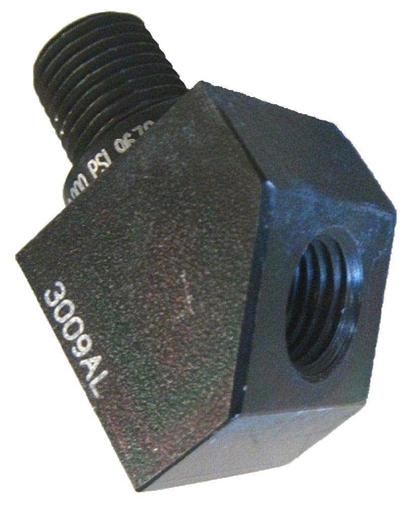 SPX Power Team 9678 45 degree Fitting with 3/8" NPTF Male x 1/4" Female