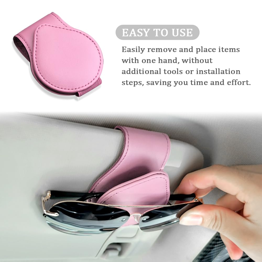 Support Lunettes De Soleil Voiture Magnétique - Range Visière Pratique Et Sécurisé Pour Conduite