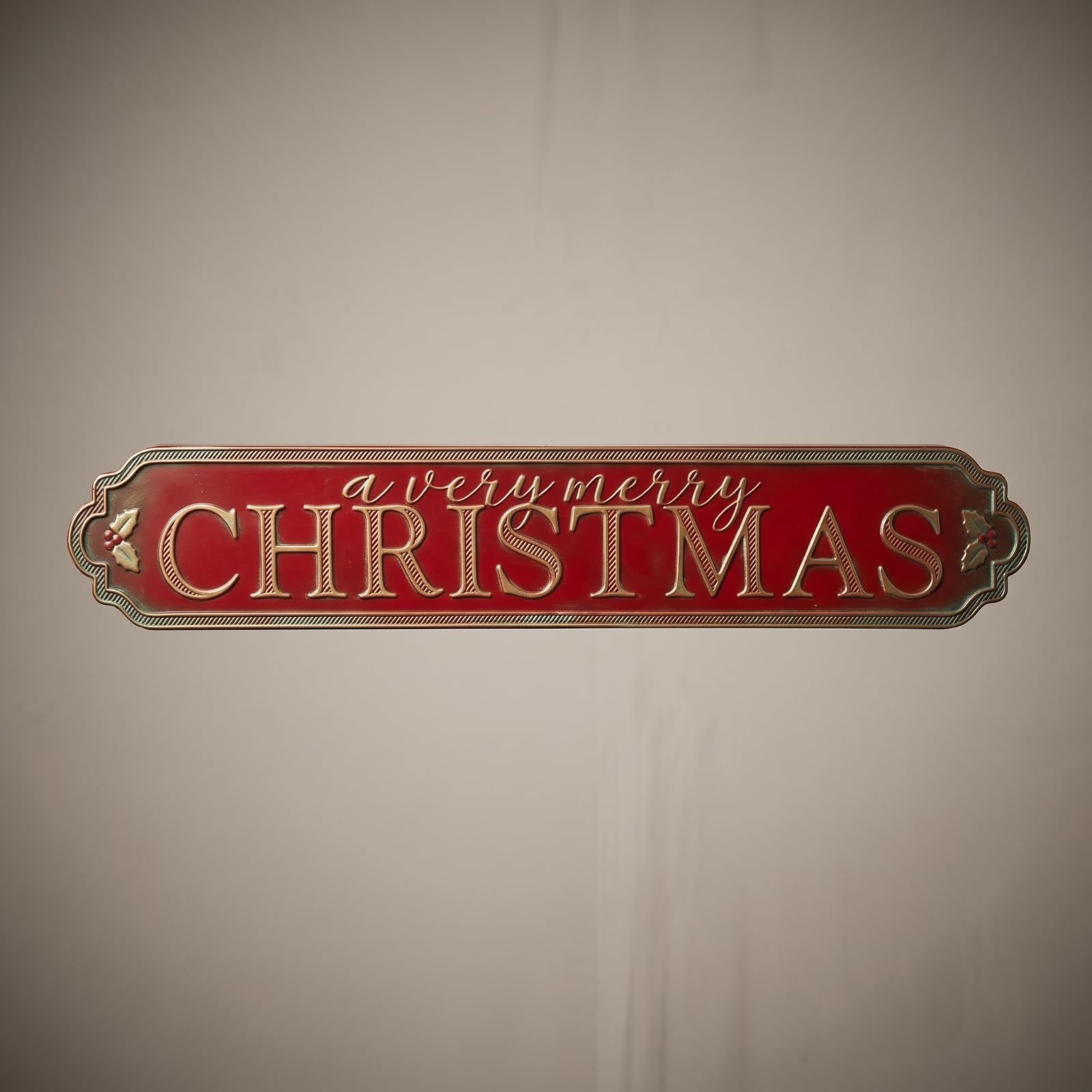 F Fityle Letrero Pared Gran Placa | Diseño Vintage Europeo, Letrero Metal, para Entrada
