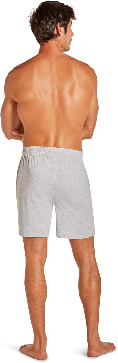 TAHARI Men's The Ultimate Comfort Sleep Pajama Short for Men – Soft Cotton Relaxed Fit Lounge Shorts - Image 3