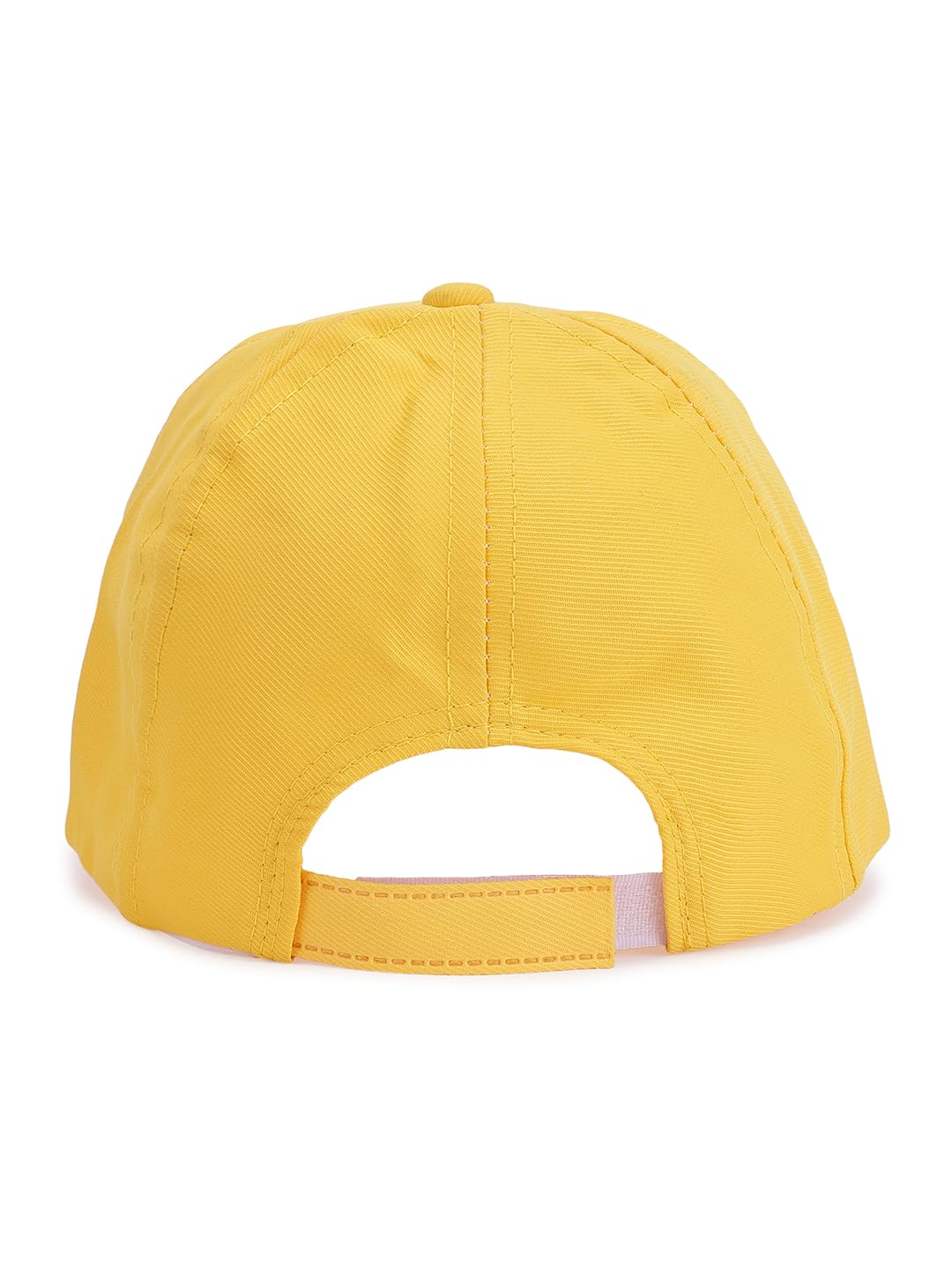PASSION PETALS Summer Car Teddy Baseball Cap for Kids Boys and Girls 2-4Years-Yellow - Image 5 thumbnail