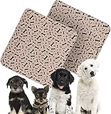 Anie&Coco Premium Washable and Reusable Dog Pee Pads (2 pack) of 32x36 - Reinforced, Anti-Slip, Waterproof, Training, Traveling and Whelping pad - Super Absorbent, Machine Washable & 100% Leak Proof