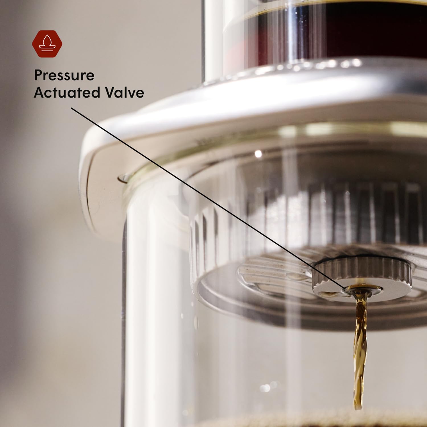 AeroPress Nasadka Filtra ze Stali Kontrolą Przepływu Nierdzewnej, Zapobiega Kapaniu, Pełna Kontrola nad grubością mielenia i czasem parzenia, Espresso, Latte, Cold Brew, Pasuje do AeroPress