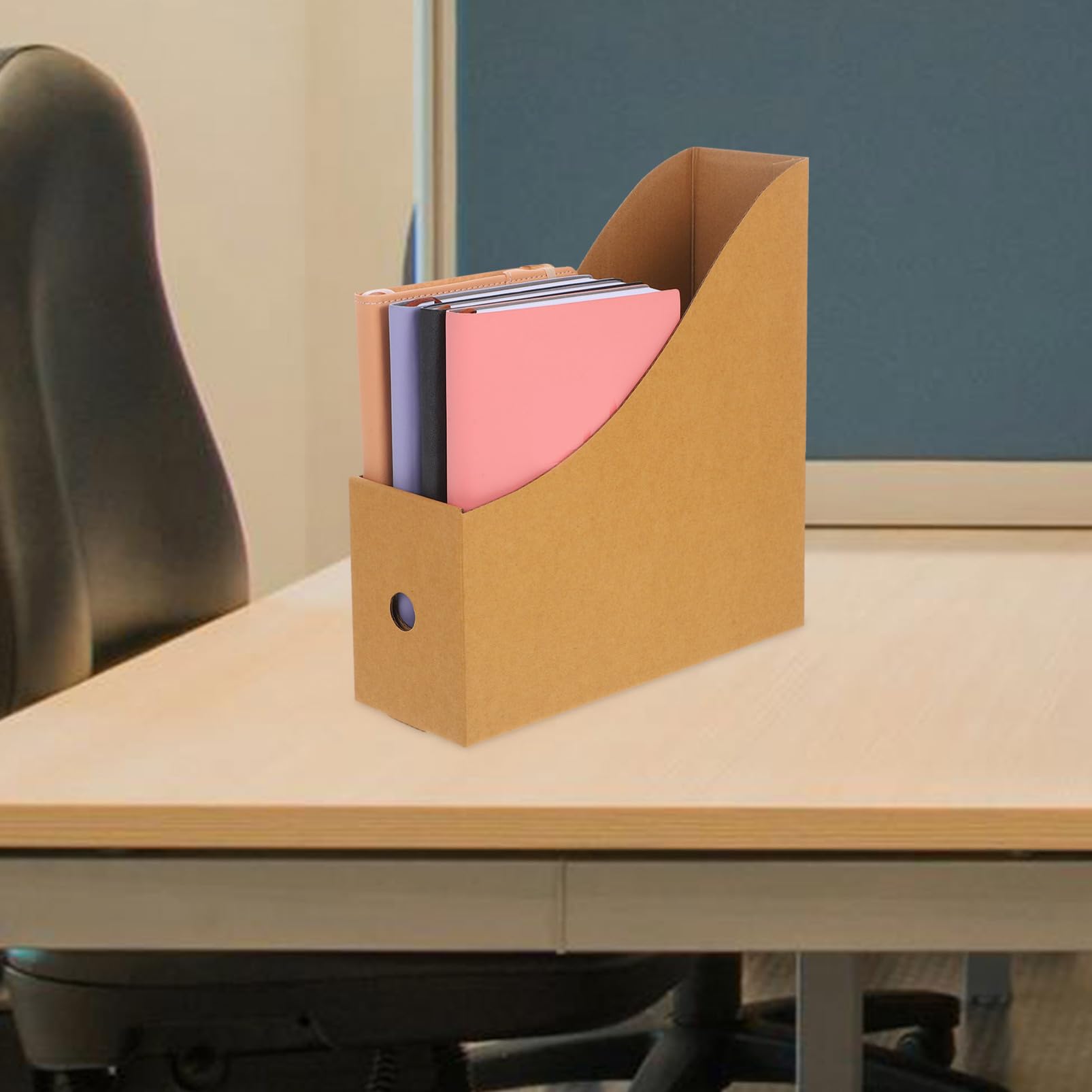 NUOBESTY Portariviste in Carta Kraft Portaoggetti Per Documenti Portaoggetti Per Libri Organizer Per Scrivania Da Ufficio