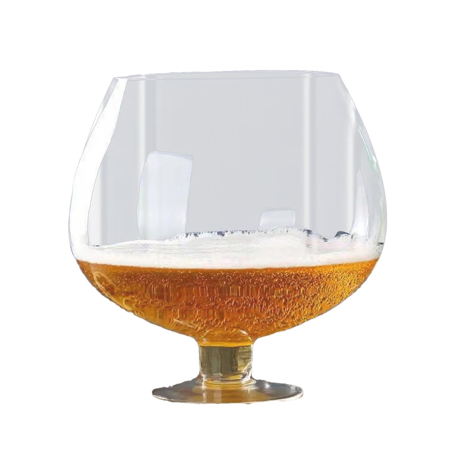 Taza De Vidrio - Taza De Cerveza Clásica, Vasos De Días | Con Diseño De Vidrio Sólido Duradera Para Cerveza O Cócteles, Taza Tradicional Para Bar Y Hogar, Perfecta