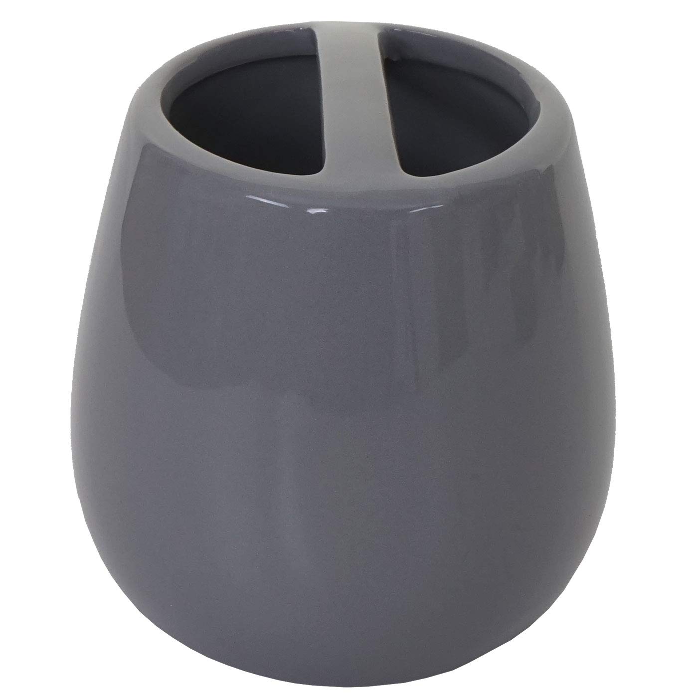 HWC-C72AM - Juego de accesorios de baño (5 piezas, cerámica), color gris