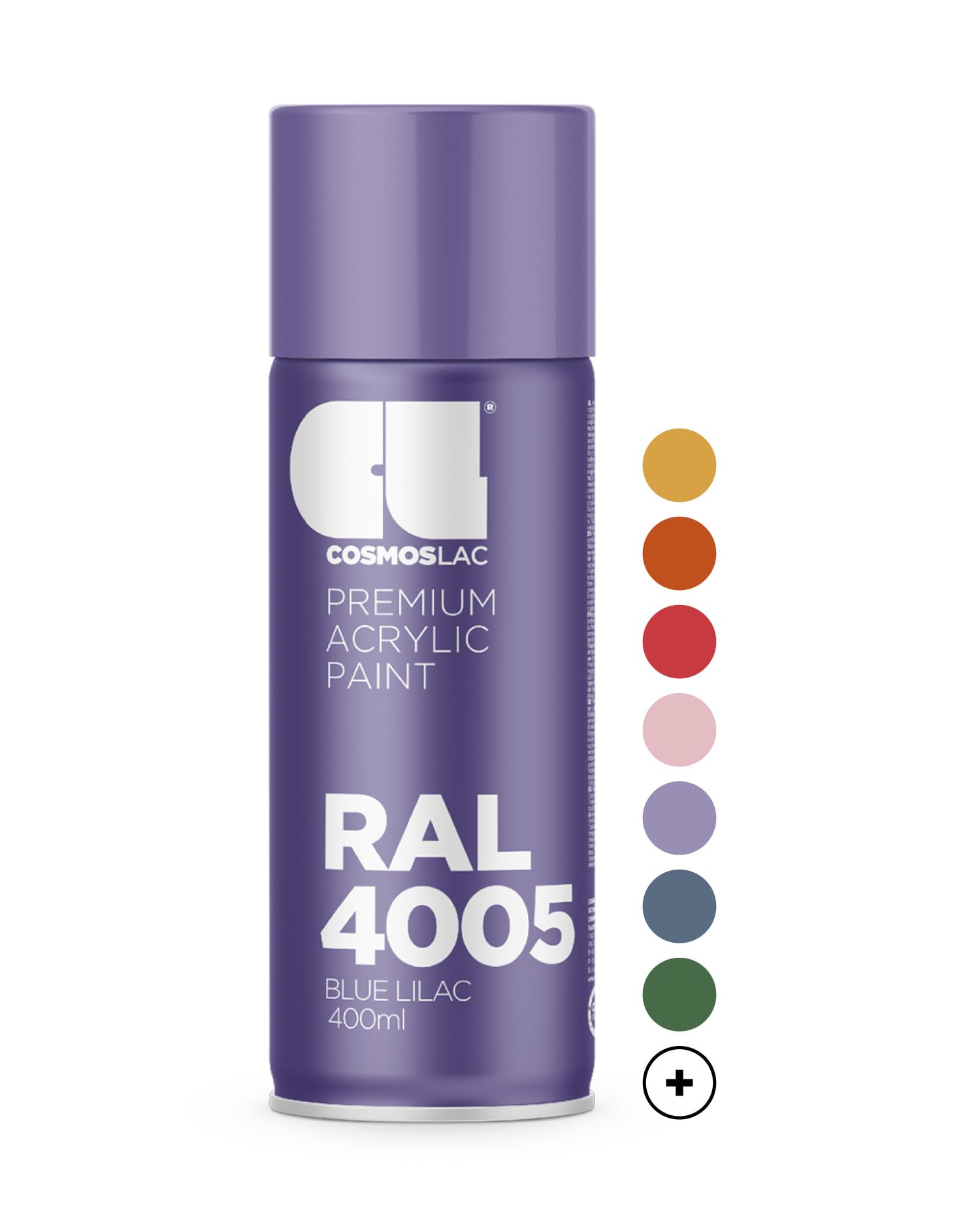 Cl Cosmos Lac Ral 4005 Blue Lilac N469 Cosmos Lac Acrylic Paint Spray Can In Many Ral Colours, 400 Ml Spray Can Perfect For Diy, Upcycling And Other Painting Work