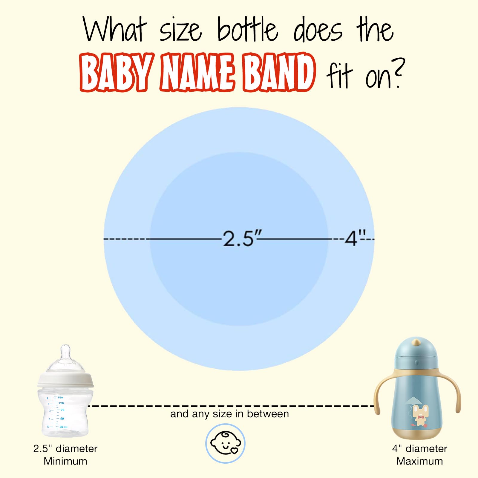 Personalized Baby Bottle Labels for Daycare Custom Water Bottle Name Bands Customized Engraved Reusable Silicone Sippy Cup Labels 1PCS