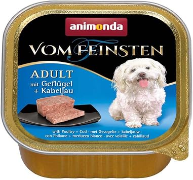 Amazon アニモンダ フォムファインステン アダルト 鳥肉 豚肉 牛肉 タラ 150g 犬用 アニモンダ ウェット 通販