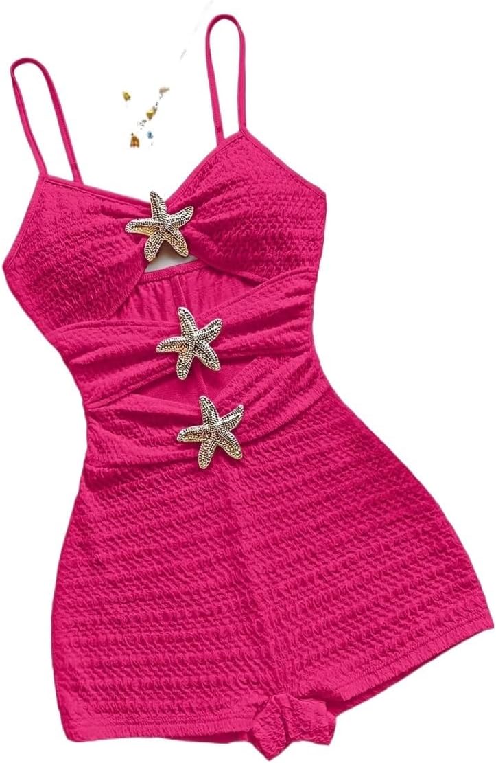 Rompers for Women Summer 2026 Hollow Out Romper