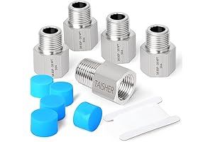 TAISHER 3/8'' BSP Forging Stainless Steel Reducer Adapter