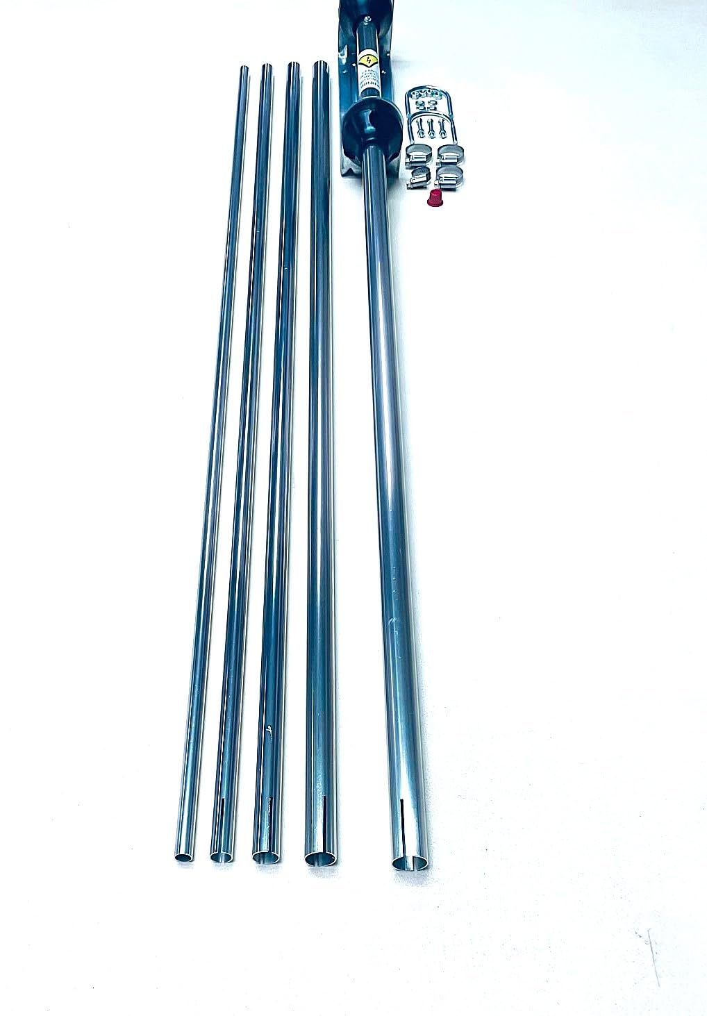 static co., ｜WAVE (silver) Sigma Venom 1/2 Wave Silver Rod CB Base Station Antenna 10