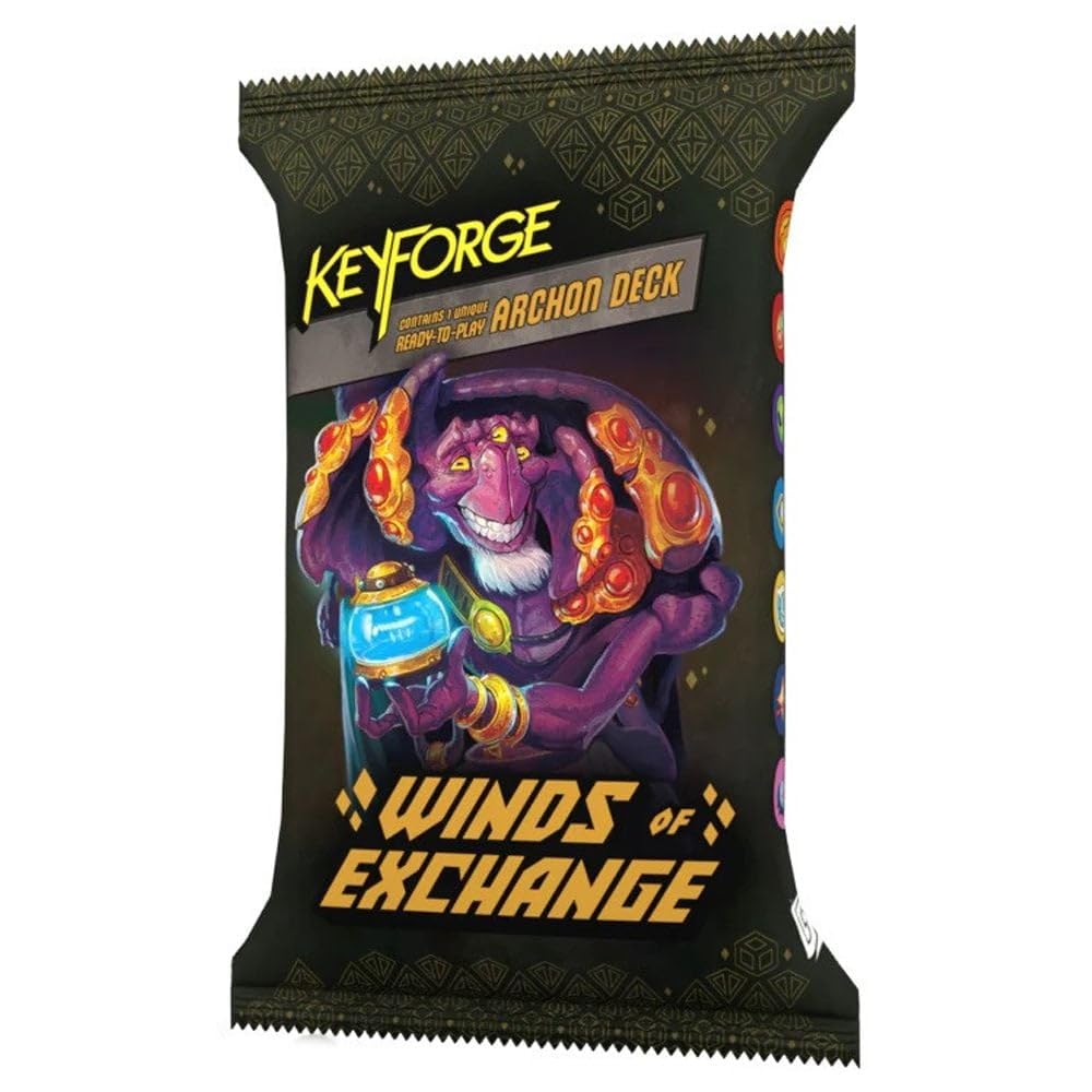 Keyforge Winds Of Exchange Deck Display Set Of 12 Decks - Main Image