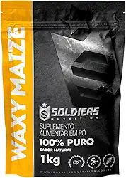 Waxy Maize 1Kg - 100% Puro Importado - Soldiers Nutrition