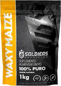 Waxy Maize 1Kg - 100% Puro Importado - Soldiers Nutrition
