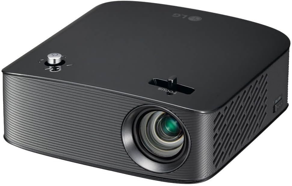 LG PH150B MiniBeam Portable LED Projector with 100in 720p Display, 130 Lumen, Bluetooth and HDMI (Renewed)