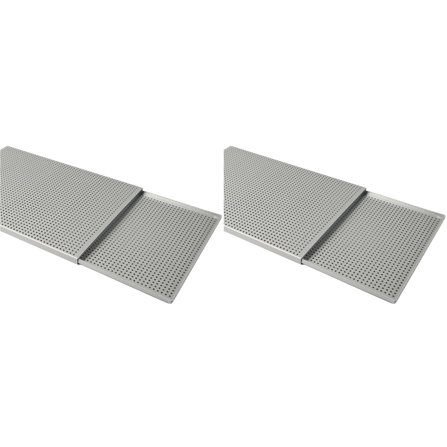 4X Plaque de Cuisson pour Pâte Feuilletée, Anti-Expansion, Perforée, en Alliage D'Aluminium Anodisé Dur, Commerciale A