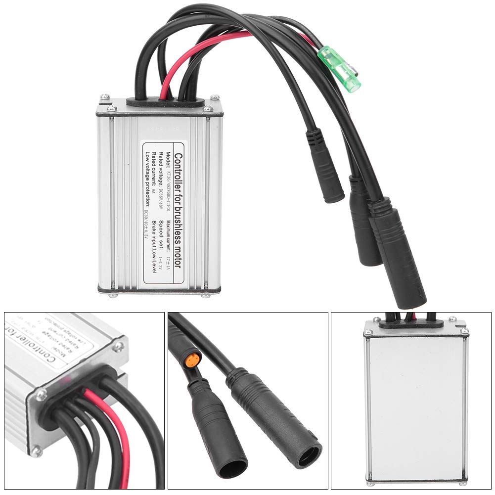 Contrôleur de Moteur, Adaptateur étanche sans Balai du contrôleur MAGT avec Hall pour Scooter électrique 36V/48V Kit de contrôleur sans Balai de Scooter de vélo de Moteur