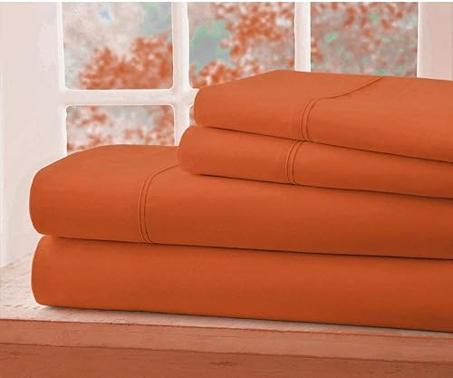 Miniatura 6 de Juego de sábanas de tamaño matrimonial, color gris oscuro, juego de sábanas de hotel de lujo, bolsillo extra profundo de 10 pulgadas, 100% algodón