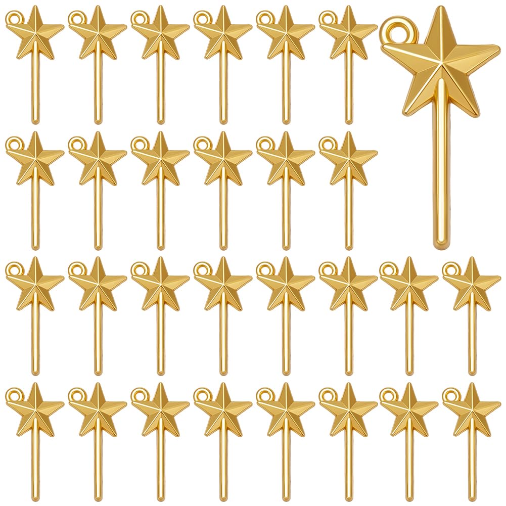 Breloques de Sorcière Halloween SUNNYCLUE Boîte de 160 Pendentifs Dorés pour Créer vos Bijoux Diy