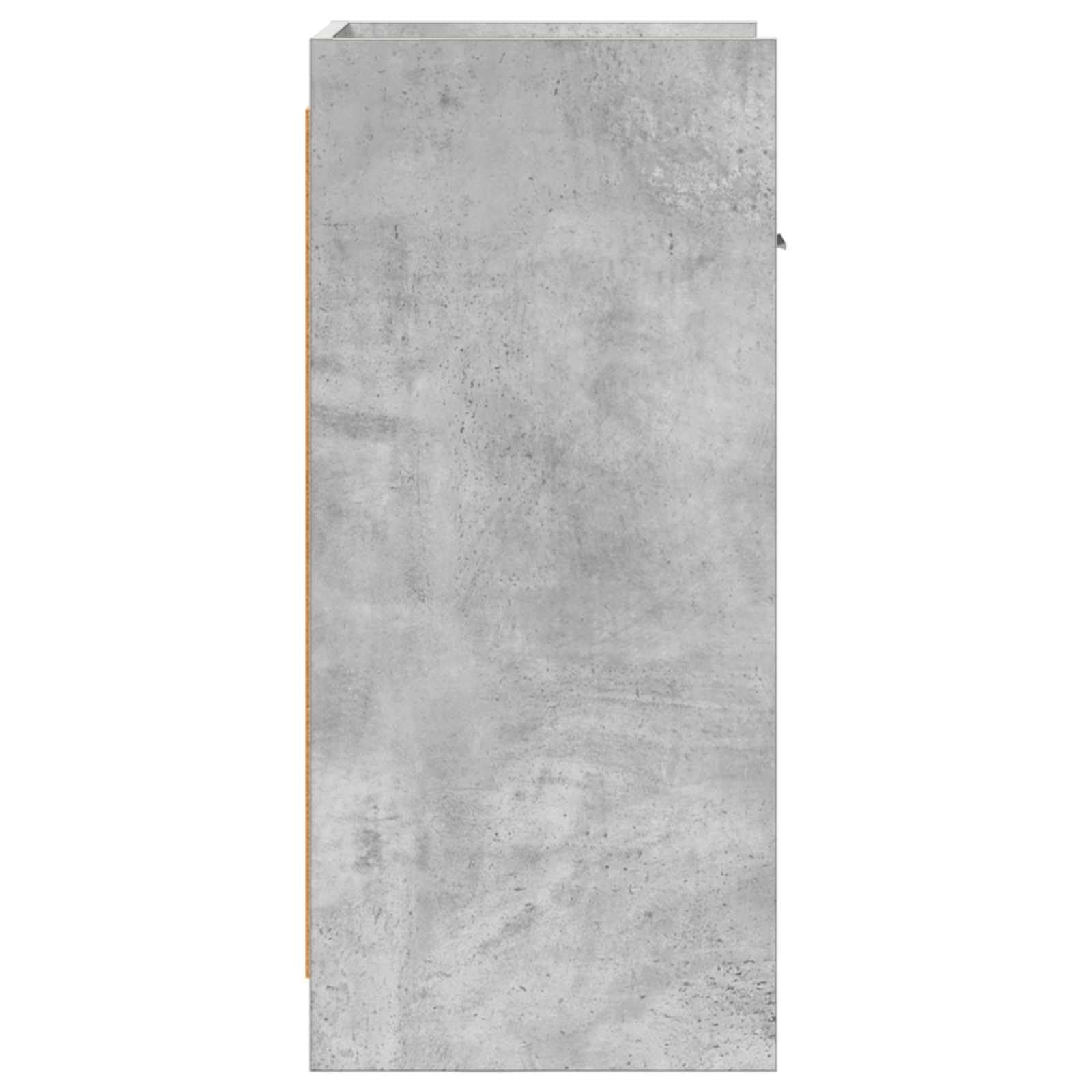 Credenza Grigio Cemento 40 x 36 x 80 cm in Legno Ingegnerizzato
