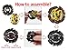 Bay Battling Tops Burst Toy Bley Bley DX Starter Venom Diabolos Bay Burst Blades for 8-12 Battle Set Bet Blade Blades for Boys Blayde Blades Launcher Pack Gift for Kids 6+