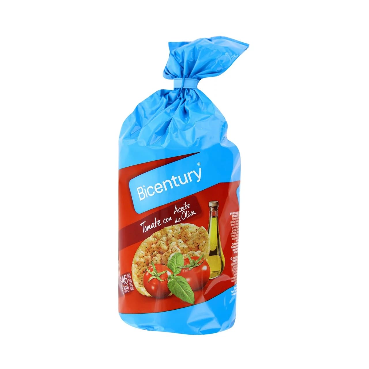 BICENTURY Maiswaffeln Tomatengeschmack mit Olivenöl BICENTURY, 124 g, 8er Pack