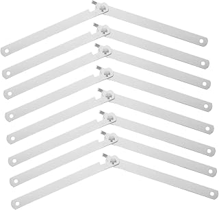 8pcs Folding Handle Adjustable Telescopic Rod for Window Door Use