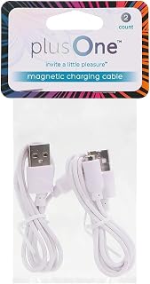 plusOne Official Magnetic Charging Cables - USB Charger, 2 Count