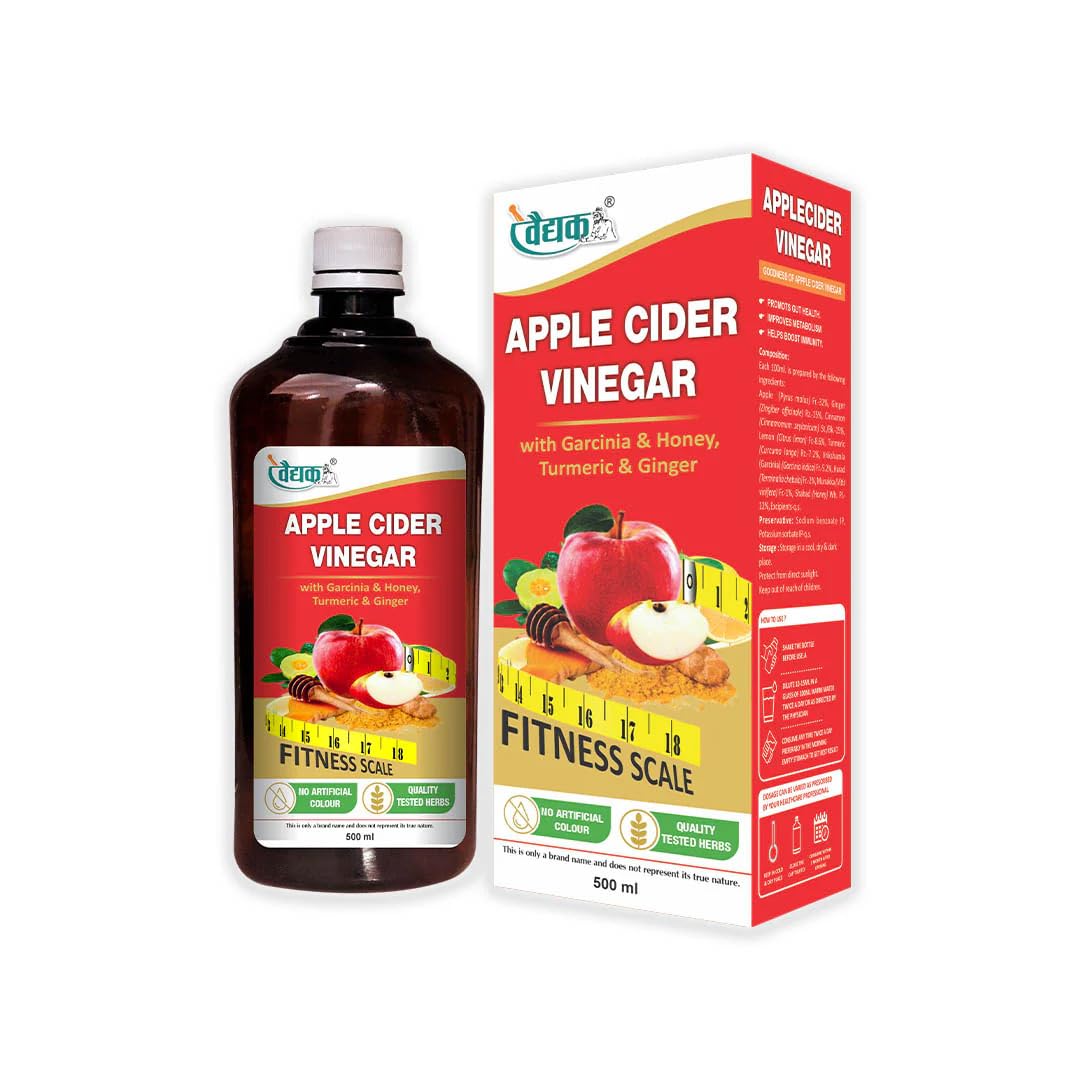 Yog Ayurveda Apple Cider Vinegar Juice for Weight Loss 500ml | Ayurvedic Formula, Natural Juice, Weight Management, 500ml Bottle-picture-16