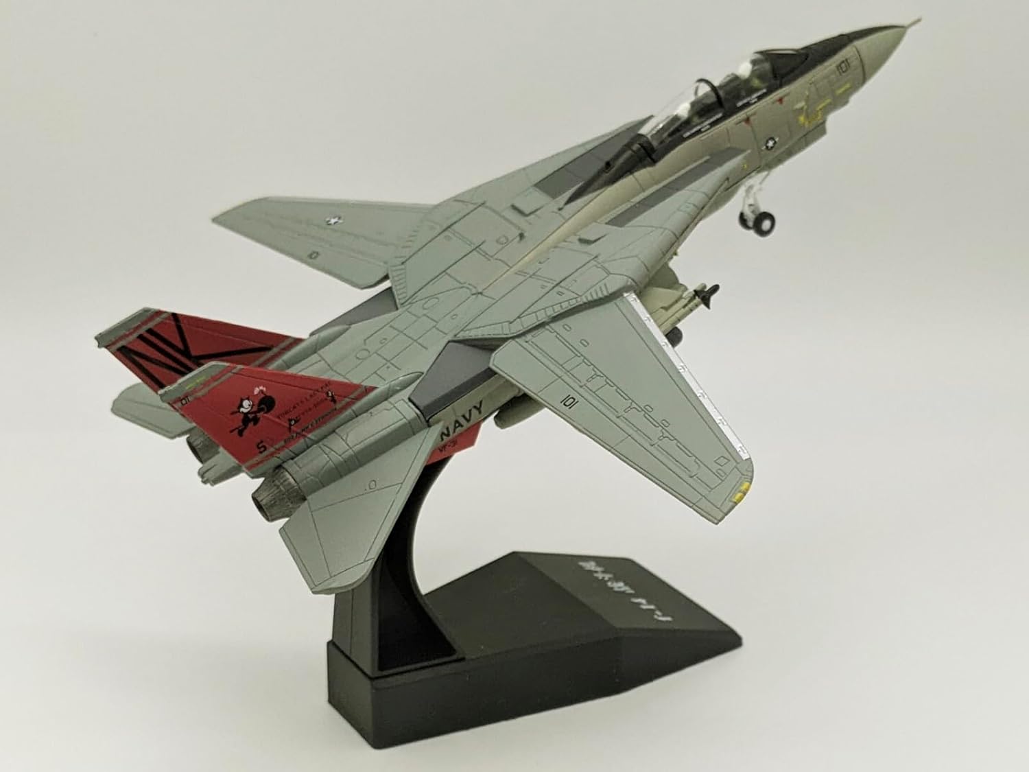 F-14D Tomcat Aircraft VF-31, Tomcatters, USS John C. Stennis (2003) United States Navy 1/100 Diecast Model Airplane FS034B