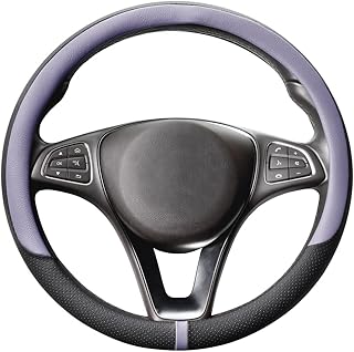 Sponsored You’re seeing this ad based on the product’s relevance to your search query.Learn more about this advertisement COFIT Steering Wheel Cover for Car Universal Steering Wheel Cover Non-Slip Steering Wheel Cover Leather Protective Cover M 37-38 cm Black and Purple