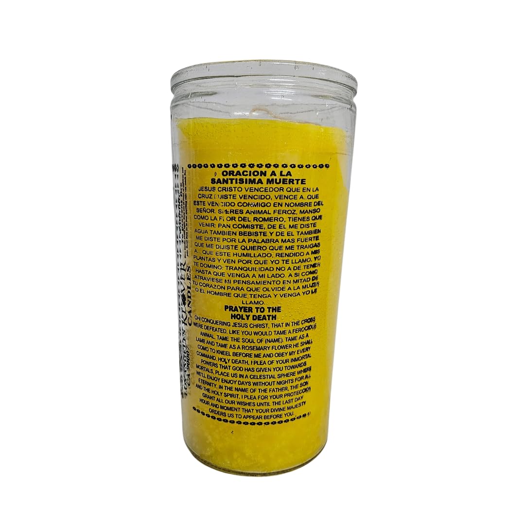 Generic Santa Muerte Yellow 14 Day Candle