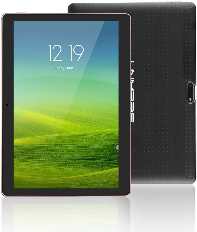 LNMBBS 10.1" Tablet PC Quad Core (3G/Wi-Fi Google Android Lollipop, 2GB RAM, 16GB HDD, Bluetooth, OTG, Dual SIM-card, Dual-camera) - Black