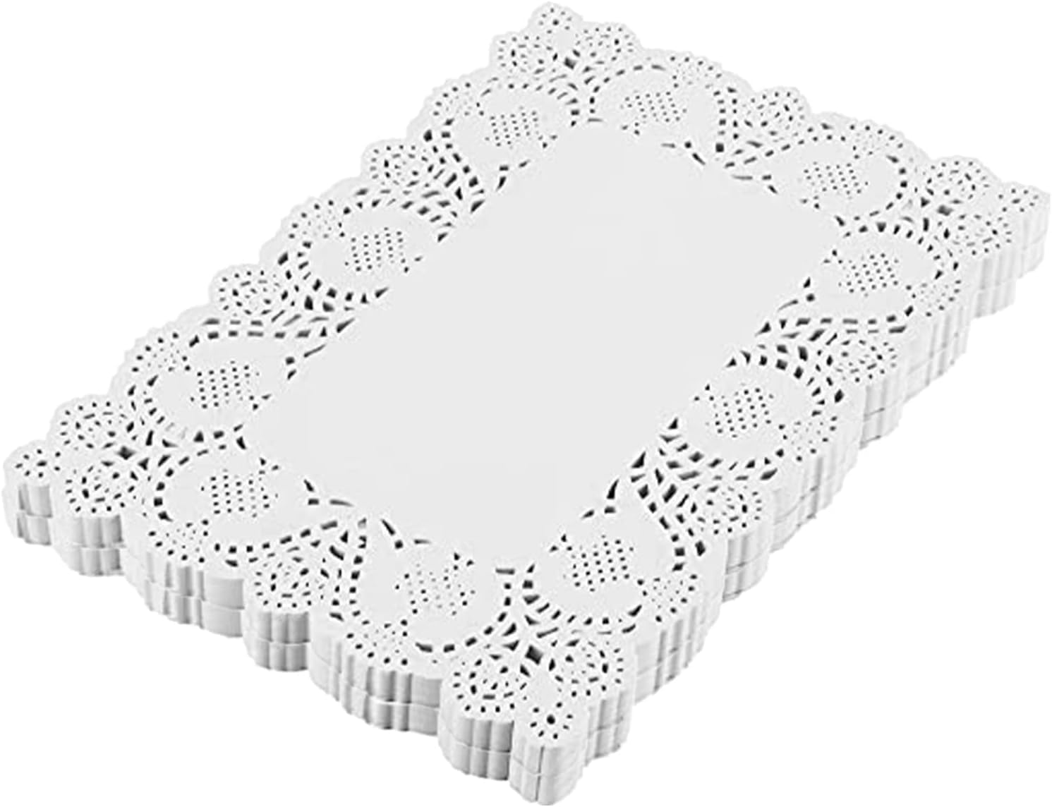 Pocheon® 16 x 12 Inch (40 X 30 cm) Disposable Rectangular Paper Doilies for Food, Cakes, Baked Goods, Desserts, Tableware (100)-image-17