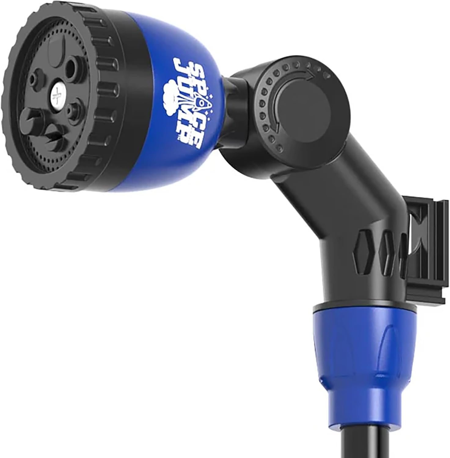SpaceJump MeteorShower Trampoline Sprinkler Head, Water Attachment Accessory for Outdoor Recreation and Backyard Play, Black/Blue
