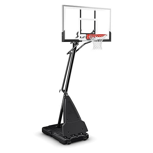Spalding 60" Performance Acrylic Screw Jack Portable Basketball Hoop