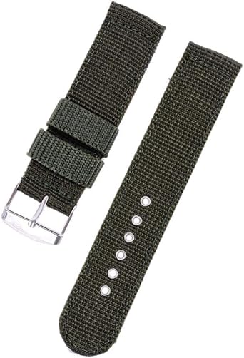 BBLL Cinturino per orologio Cinturino in tessuto di nylon Cinturino per  orologio da donna 18/20/22 / 24mm 4 colori 22mm Nero : Amazon.it: Orologi