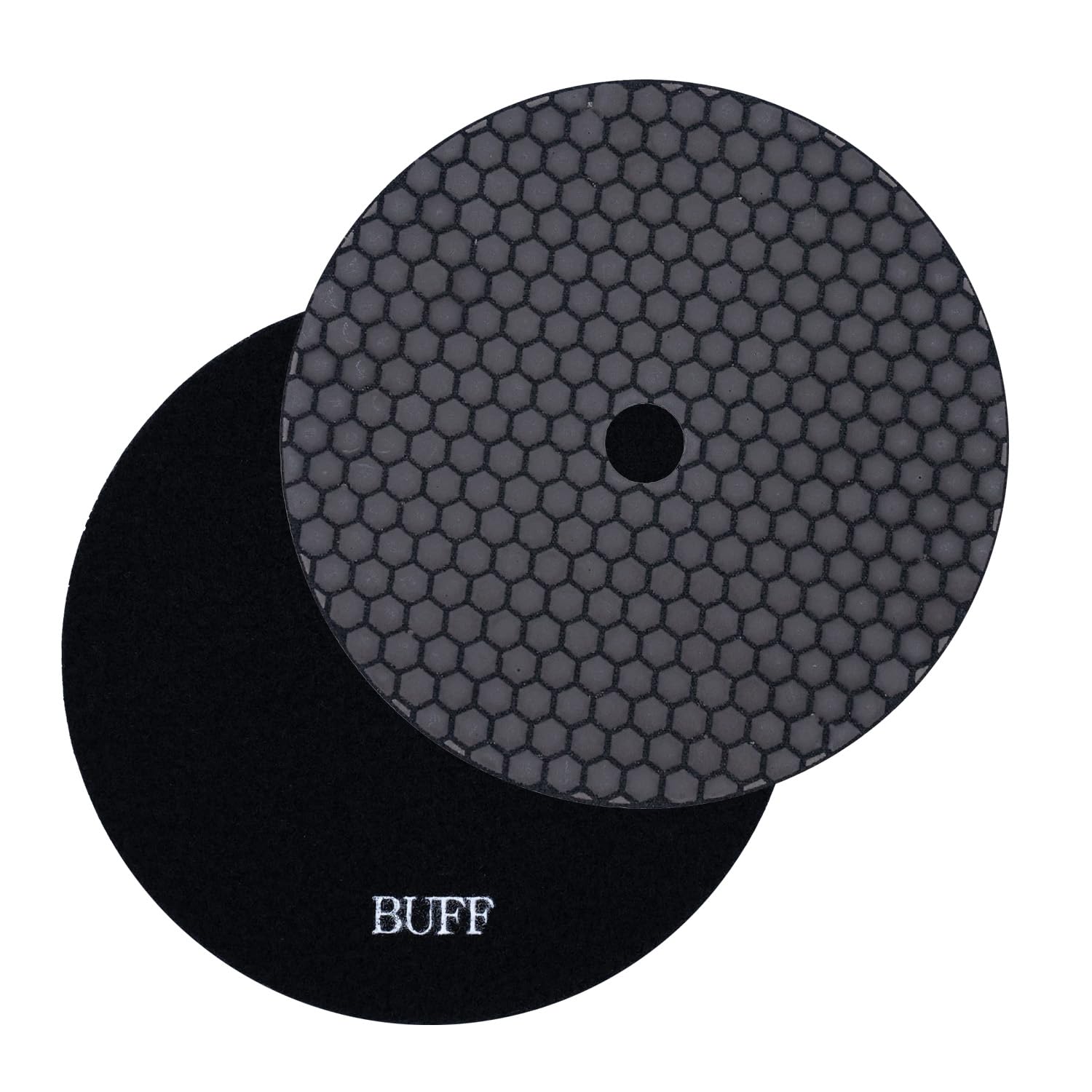 EDW Profi Diamant-Schleifpad für Trockenschliff, D = 230 mm, Körnung Polierer, Klettaufnahme, für Naturstein, Kunststein, Granit, Marmor, Glas, Keramik oder Fliesen