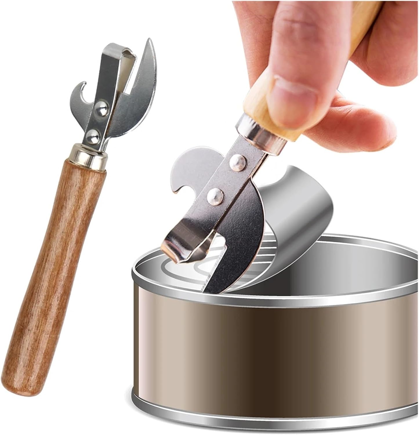 Multifunctional Manual Can Opener and Jar Lid Remover